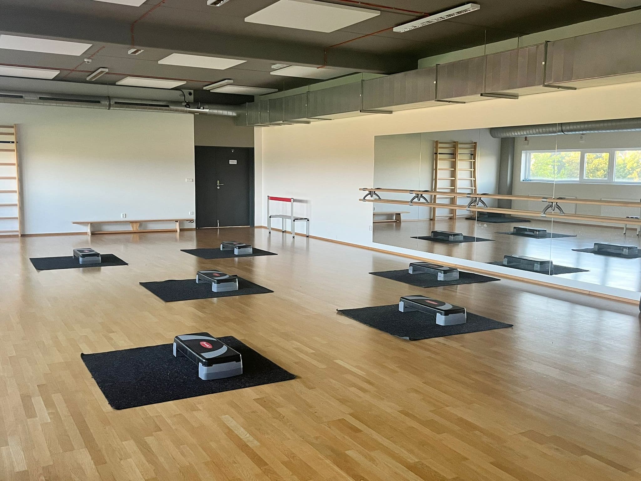 Vybavení ve studiu V-Stepfit